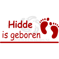 Raamsticker geboorte voetjes